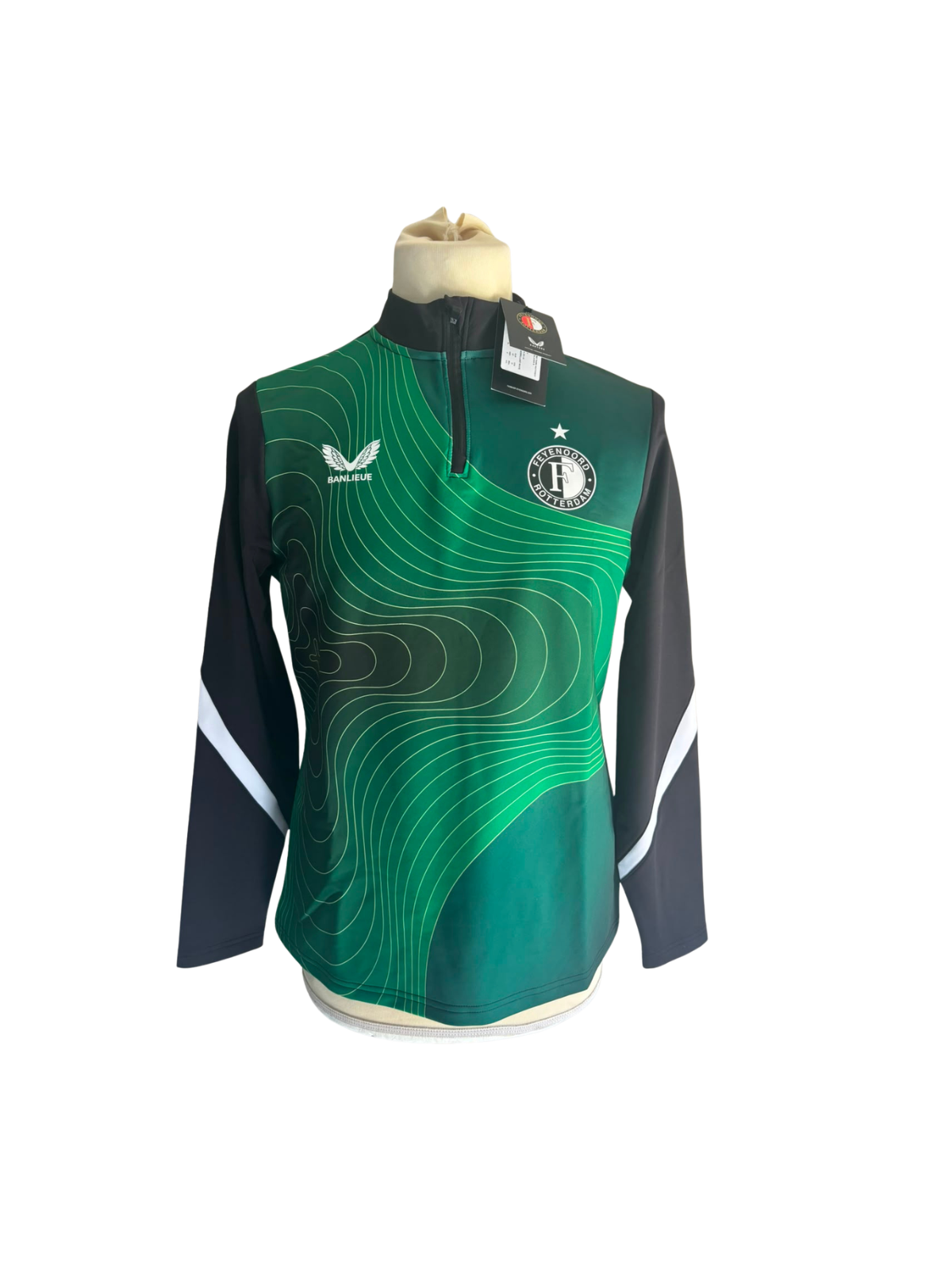 Feyenoord Trainingsjas 1/4 Zip Banlieue BNWT (S/M) (10/10)