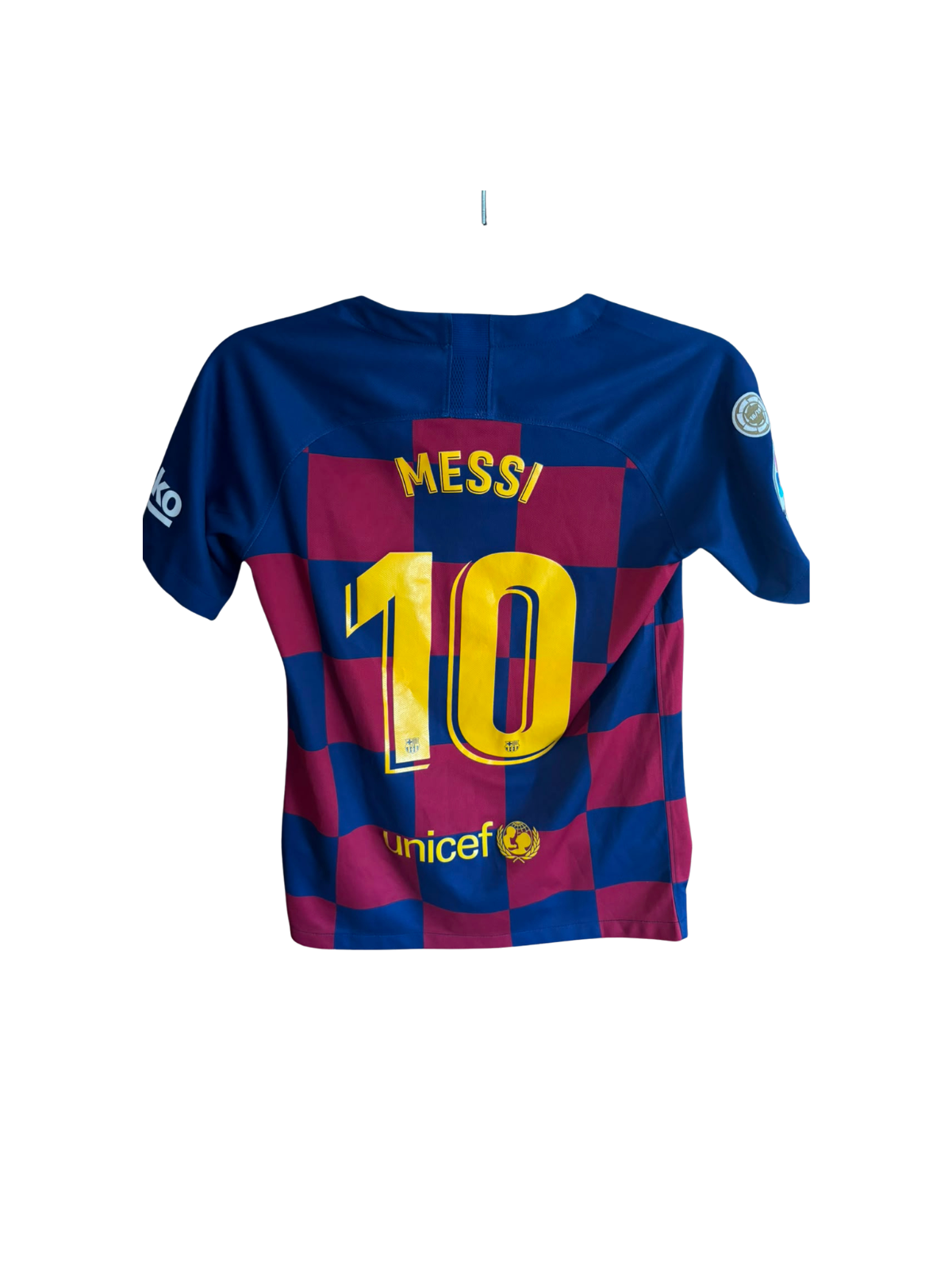 FC Barcelona Thuisshirt 2019-2020 #10 Messi Kids (152) (9/10)