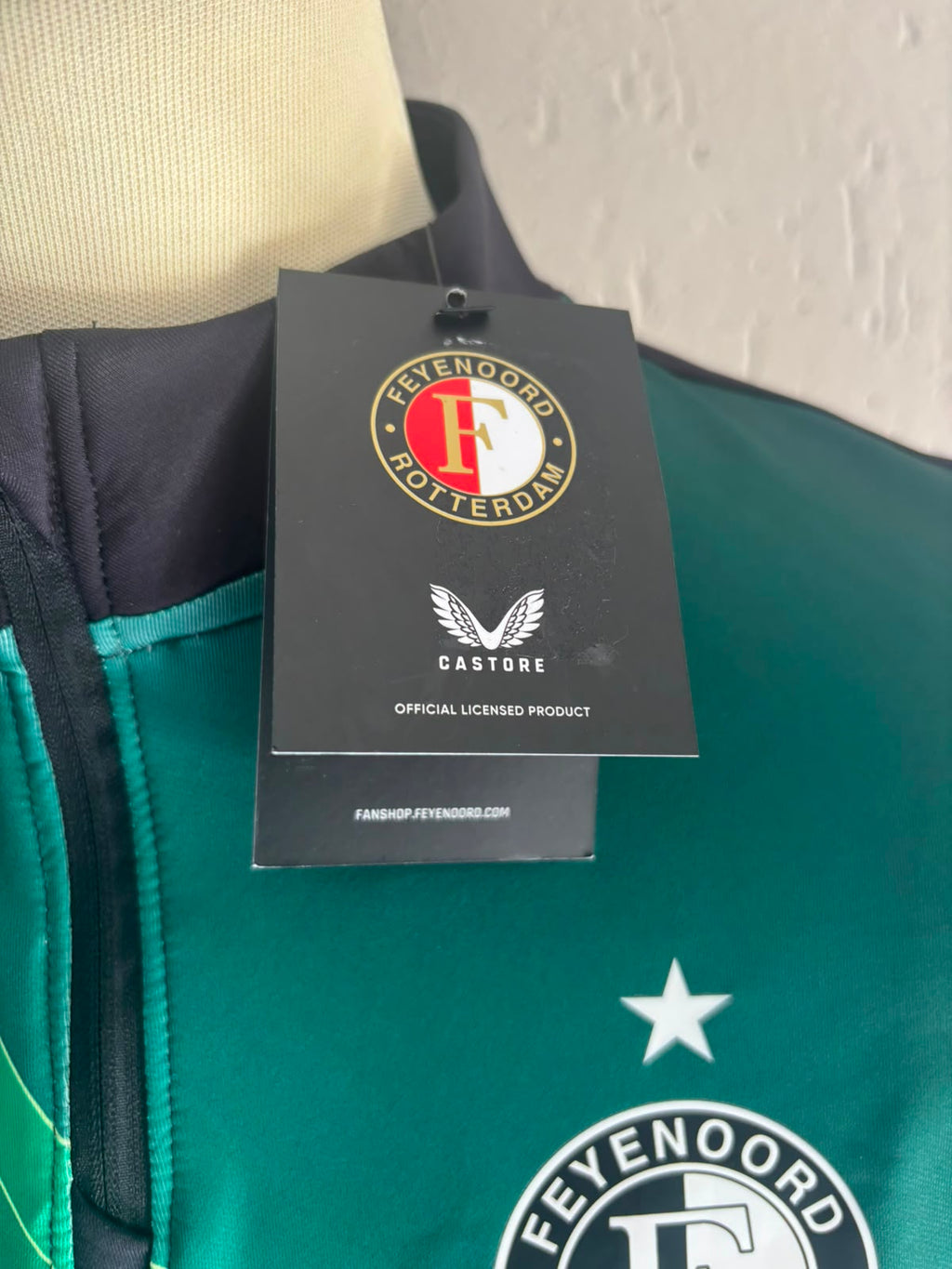 Feyenoord Trainingsjas 1/4 Zip Banlieue BNWT (S/M) (10/10)