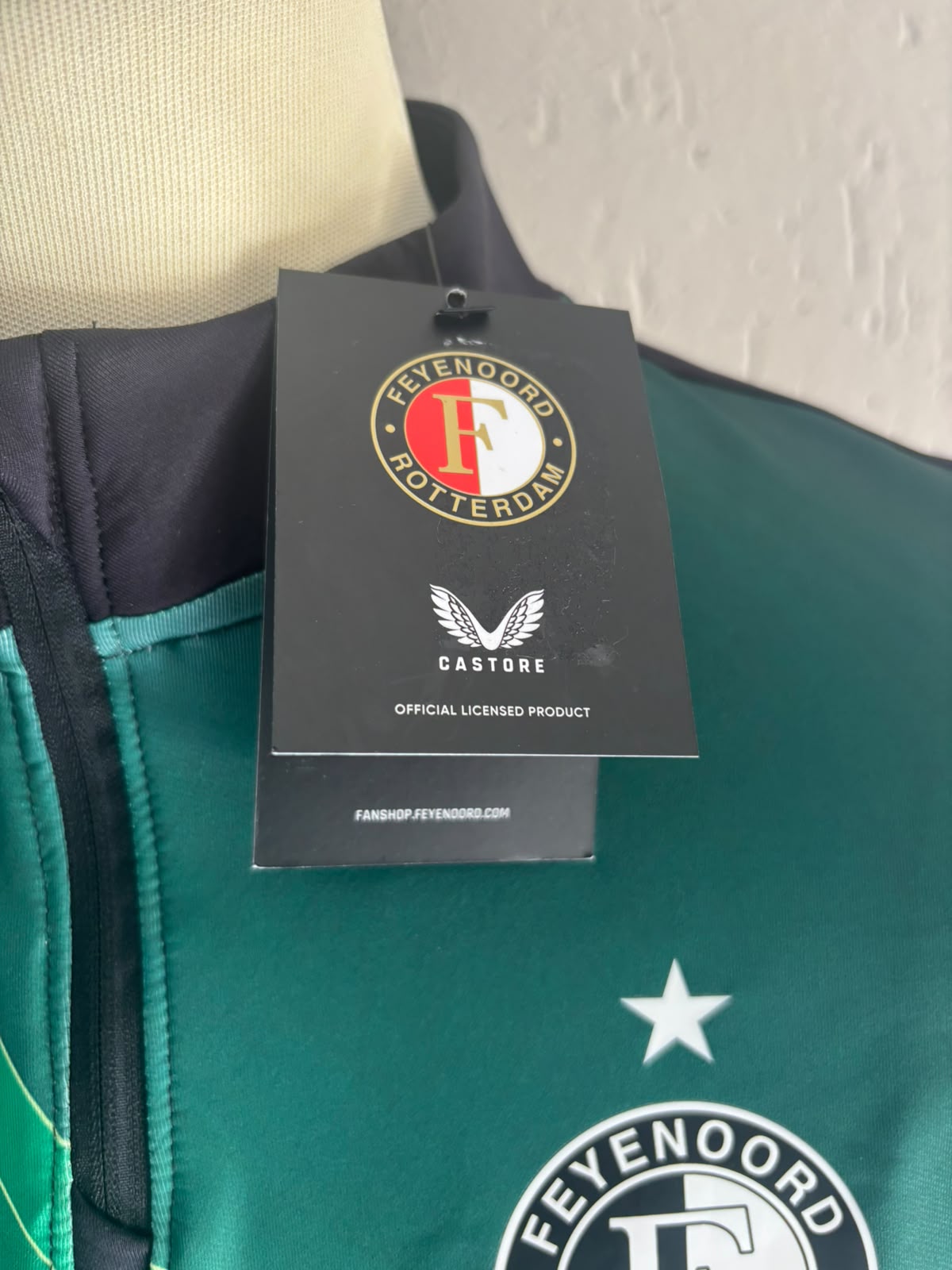 Feyenoord Trainingsjas 1/4 Zip Banlieue BNWT (S/M) (10/10)