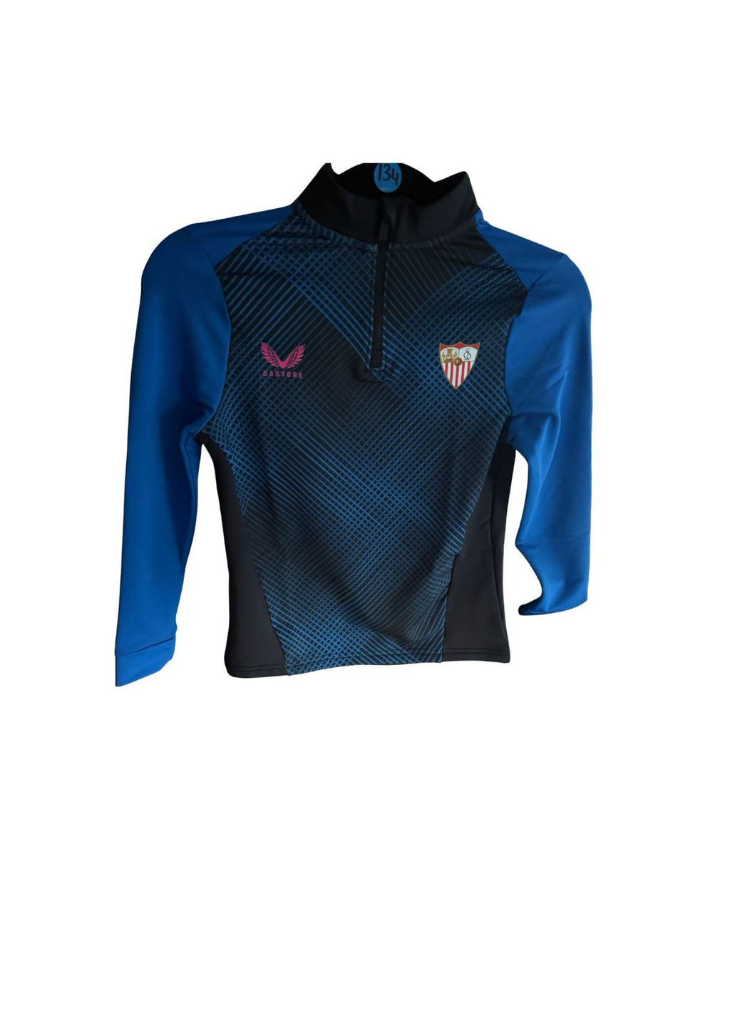 Sevilla 1/4 Zip Top 2024-2025 Kids BNWT (134) (10/10)