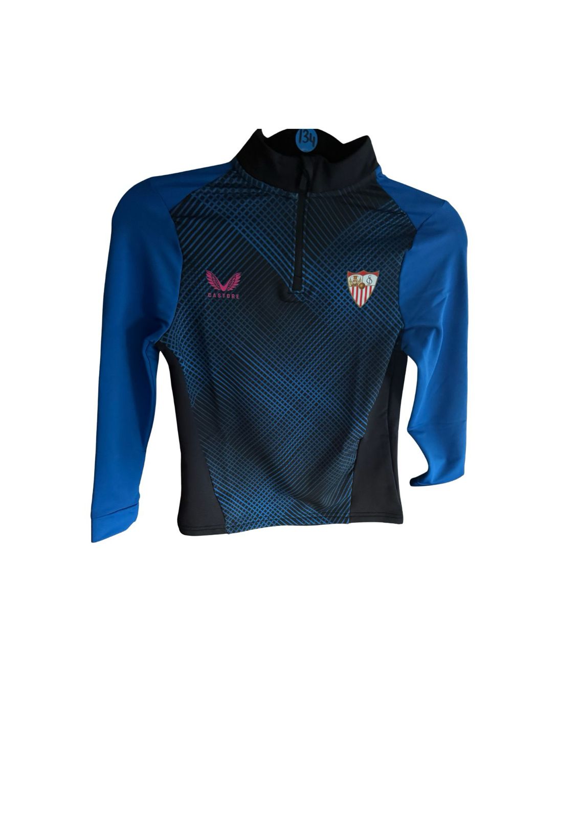 Sevilla 1/4 Zip Top 2024-2025 Kids BNWT (134) (10/10)