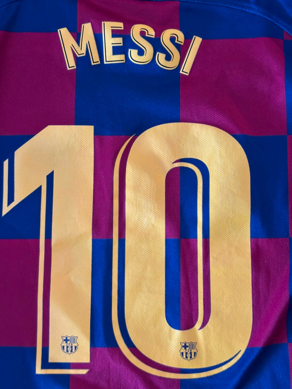 FC Barcelona Thuisshirt 2019-2020 #10 Messi Kids (152) (9/10)