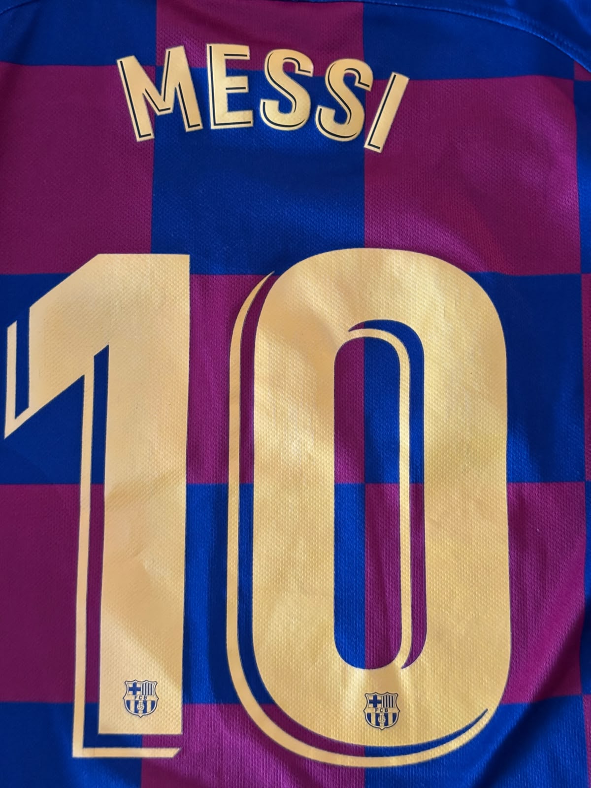 FC Barcelona Thuisshirt 2019-2020 #10 Messi Kids (152) (9/10)