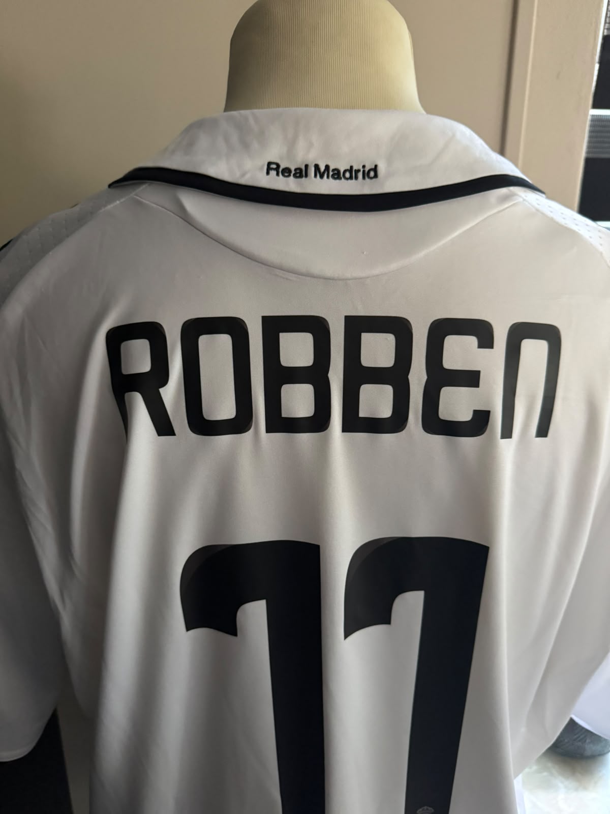 Real Madrid Thuisshirt 2008-2009 #11 Robben (2XL) (9/10)