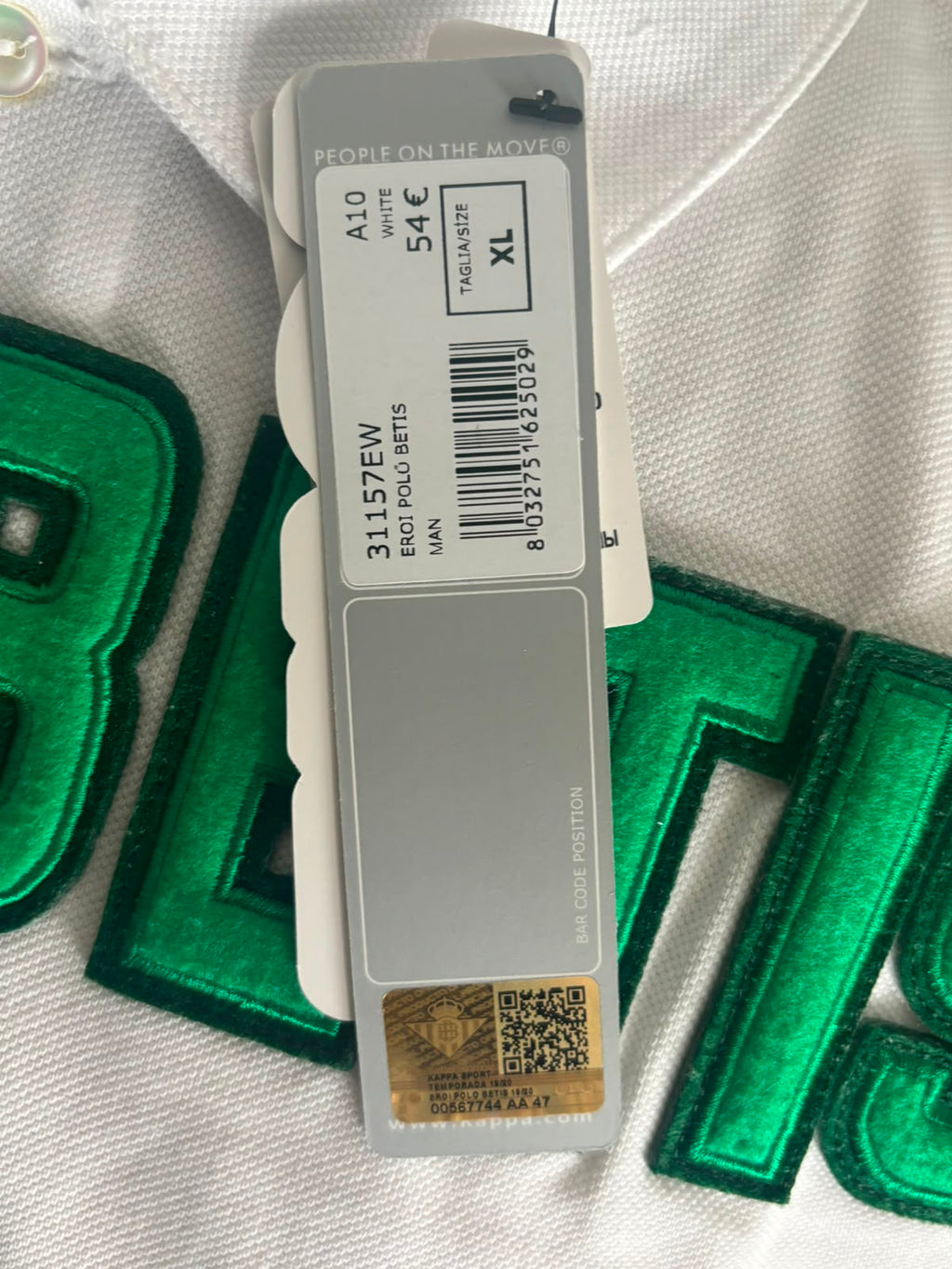 Real Betis Erori Polo BNWT (XL) (10/10)