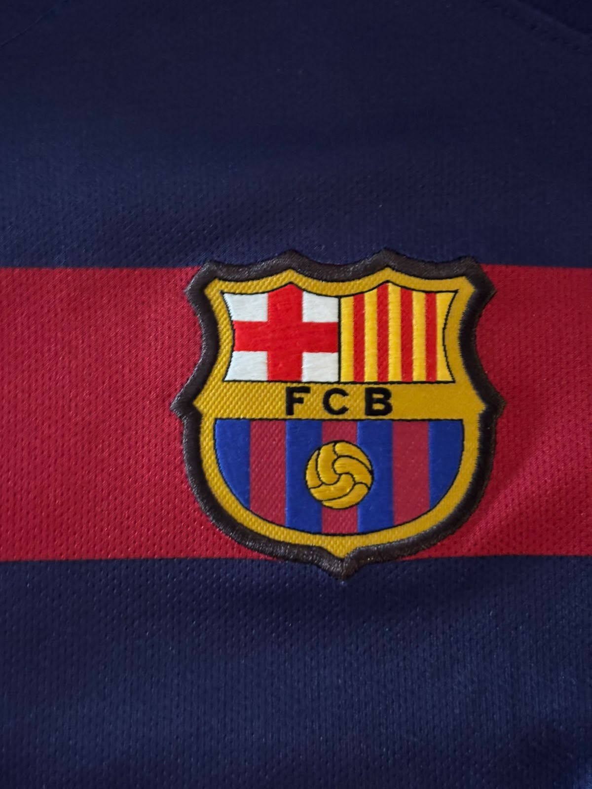 FC Barcelona Thuisshirt 2015-2016 Kids (140) (8/10)