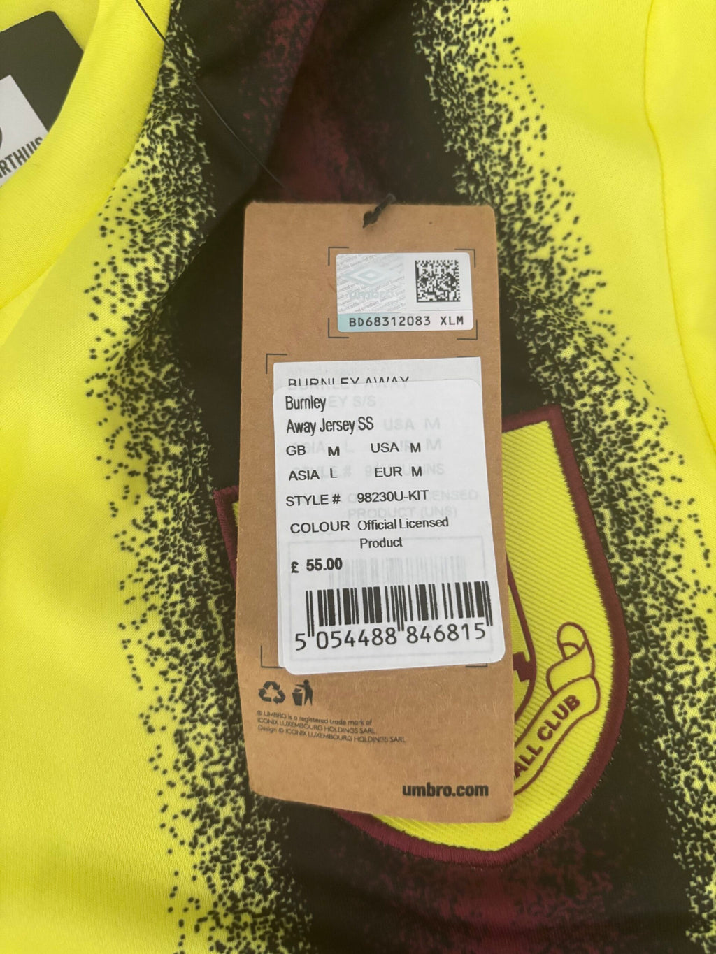 Burnley FC Uitshirt 2024-2025 (M) (10/10)
