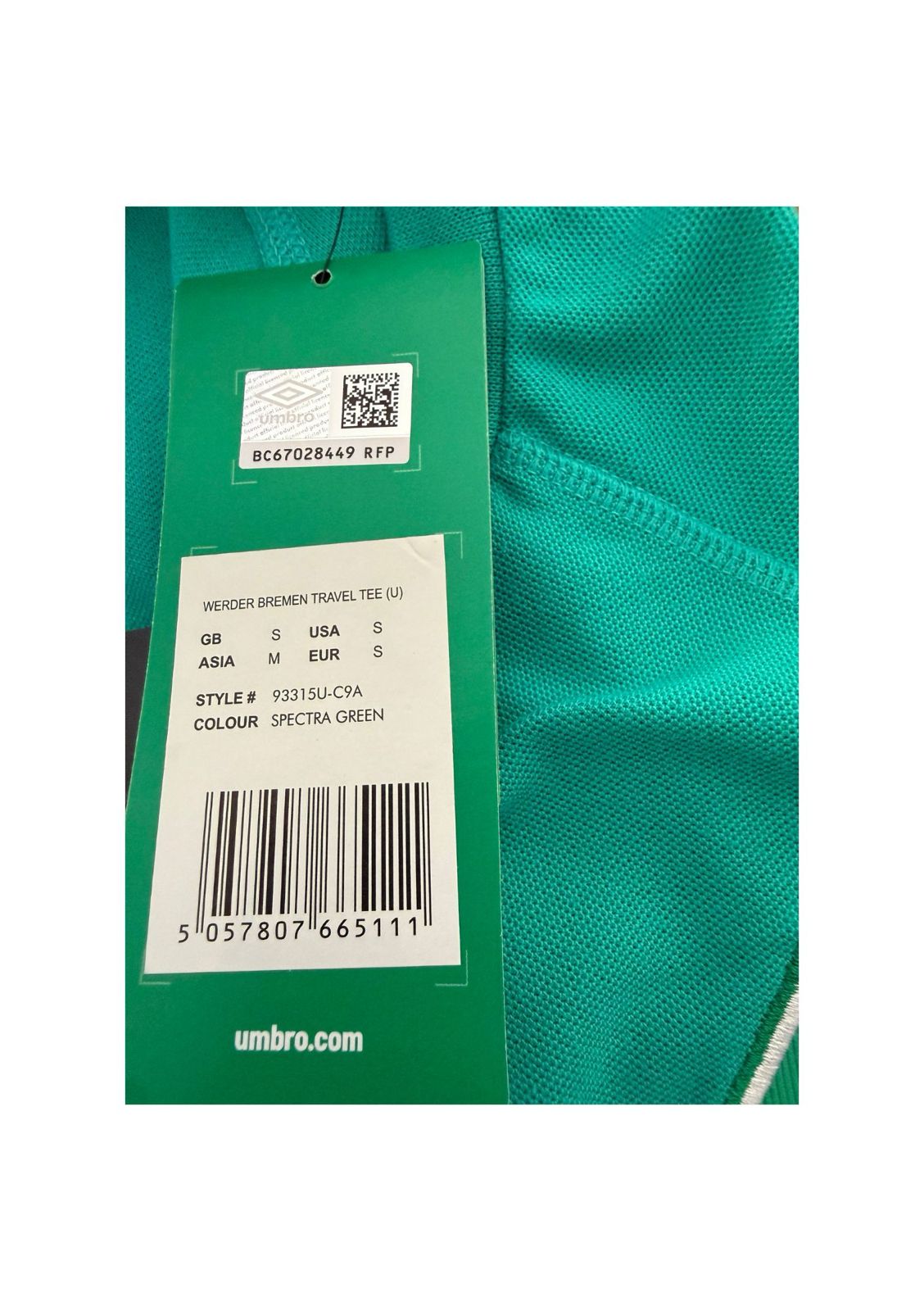 Werder Bremen Travel Tee BNWT (S) (10/10)