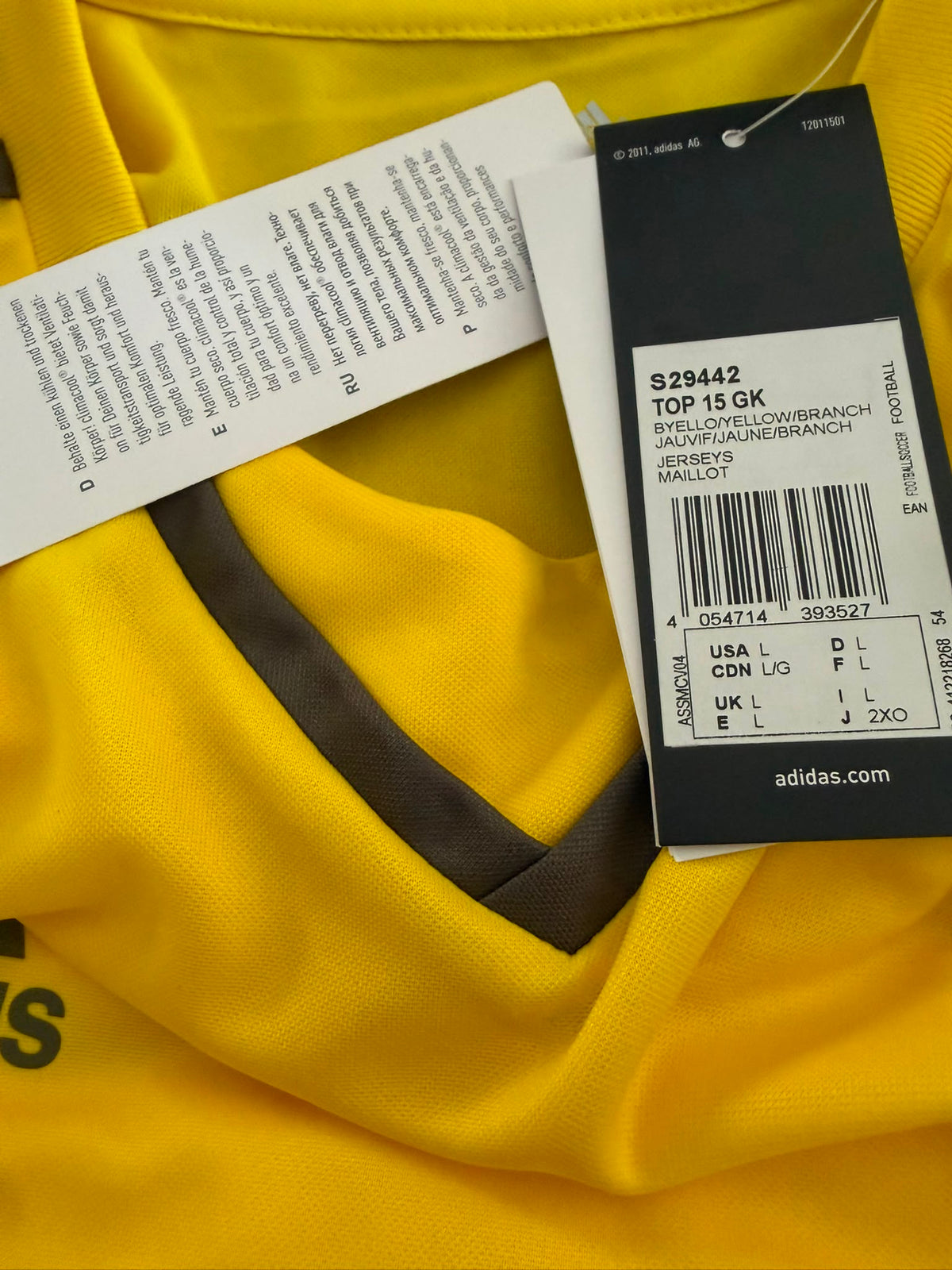 Wales Keepershirt 2015-2016 NWT (L) (10/10)