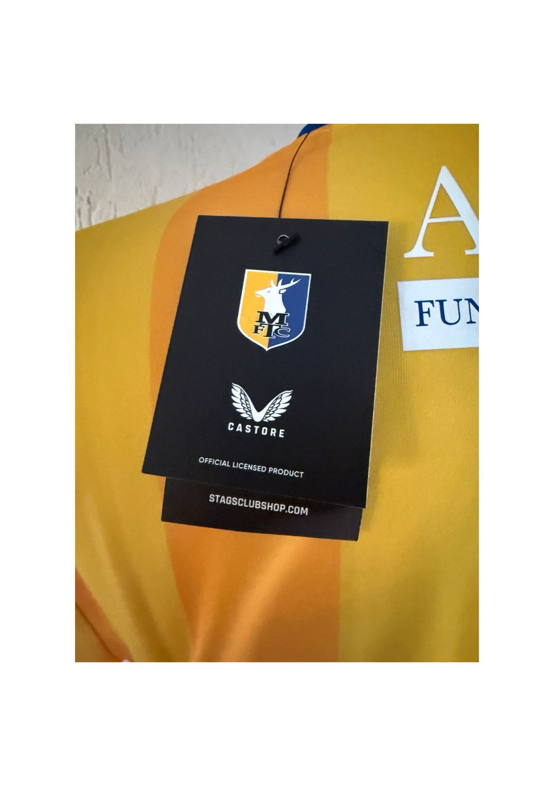 Mansfield Town Thuisshirt 2024-2025 BNWT (L) (10/10)