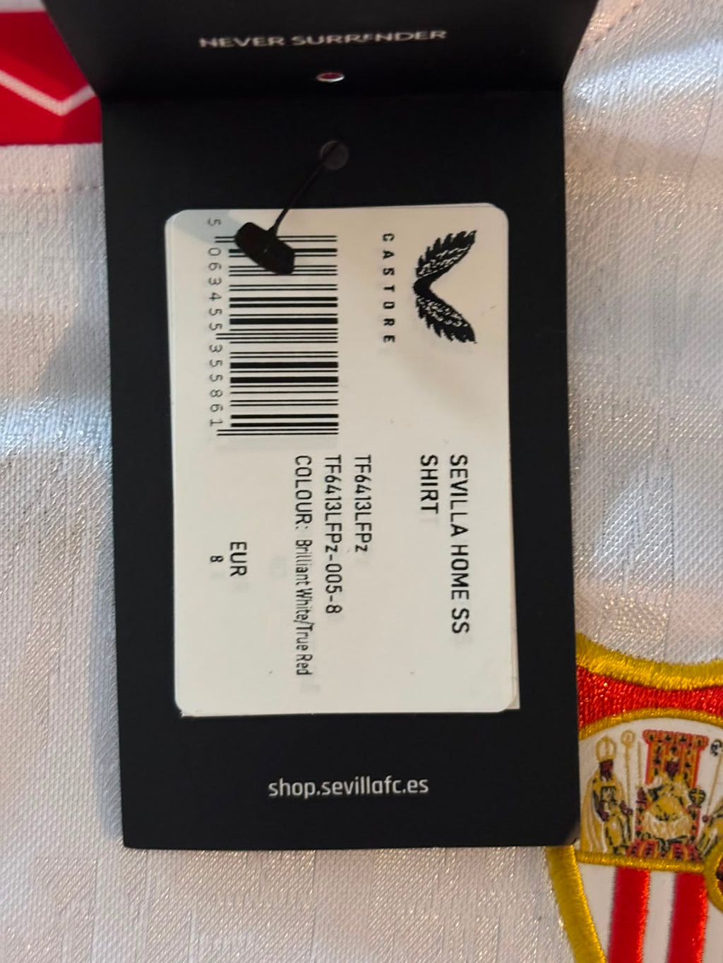 Sevilla Thuisshirt 2024-2025 BNWT (XS) (10/10)
