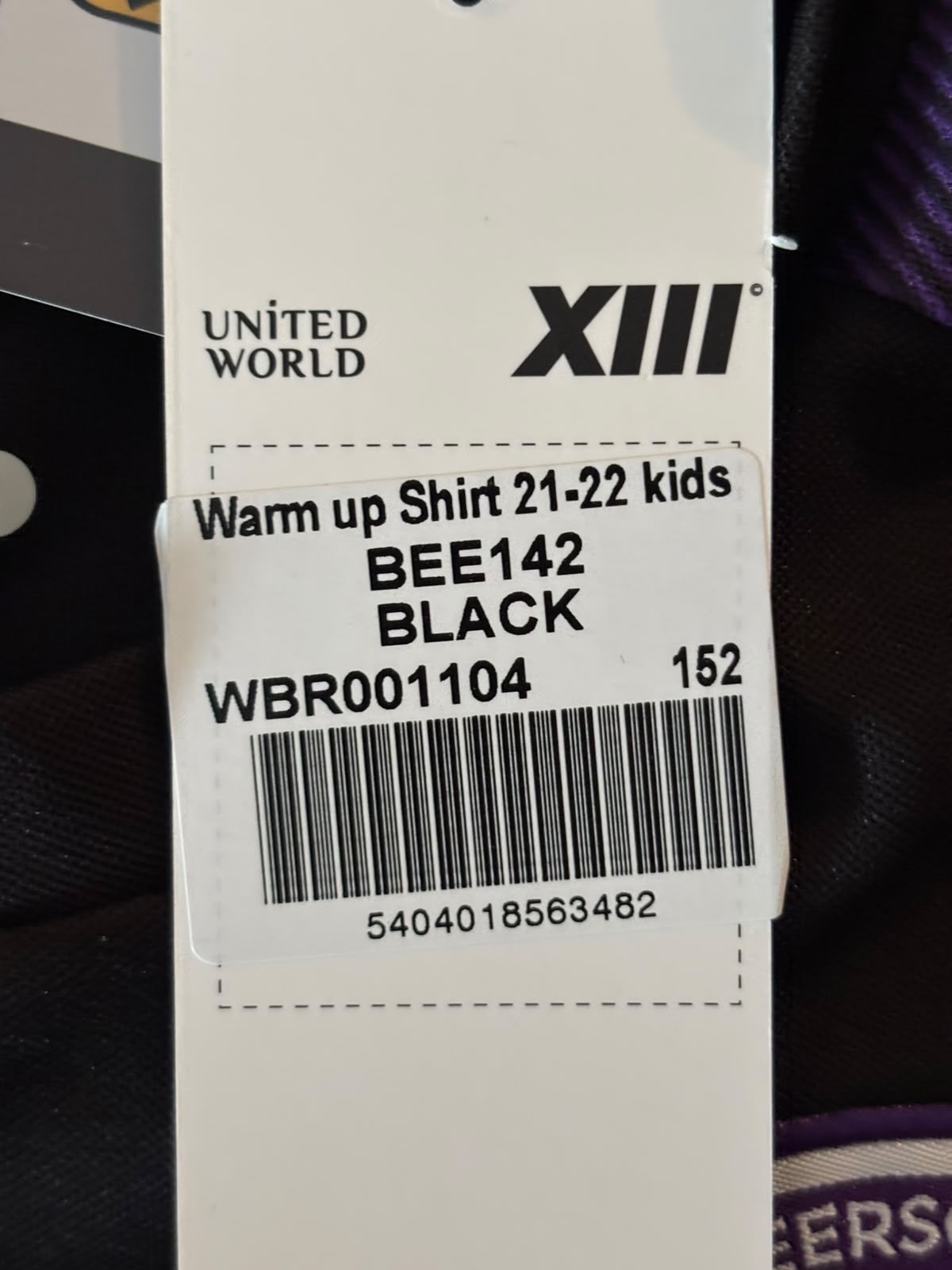 Beerschot Warm-up Shirt 2021-2022 BNWT Kids (152) (10/10)