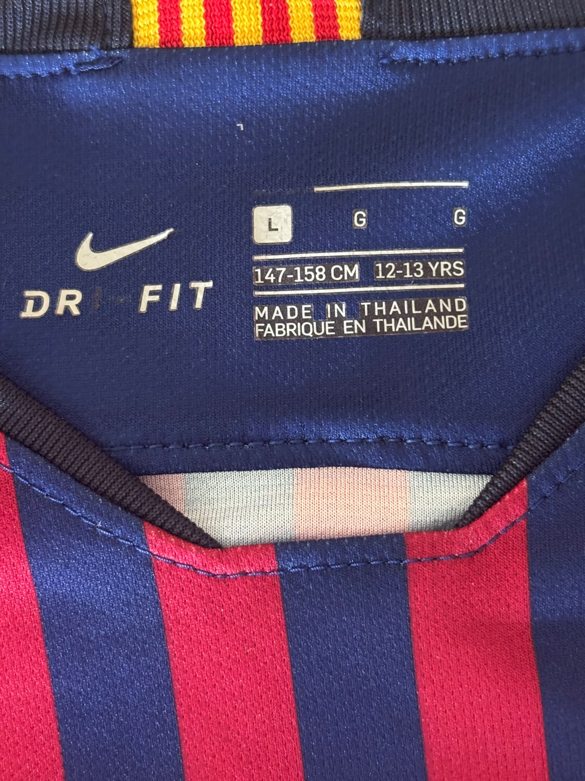 FC Barcelona Thuisshirt 2017-2018 #10 Messi Kids (152) (7/10)