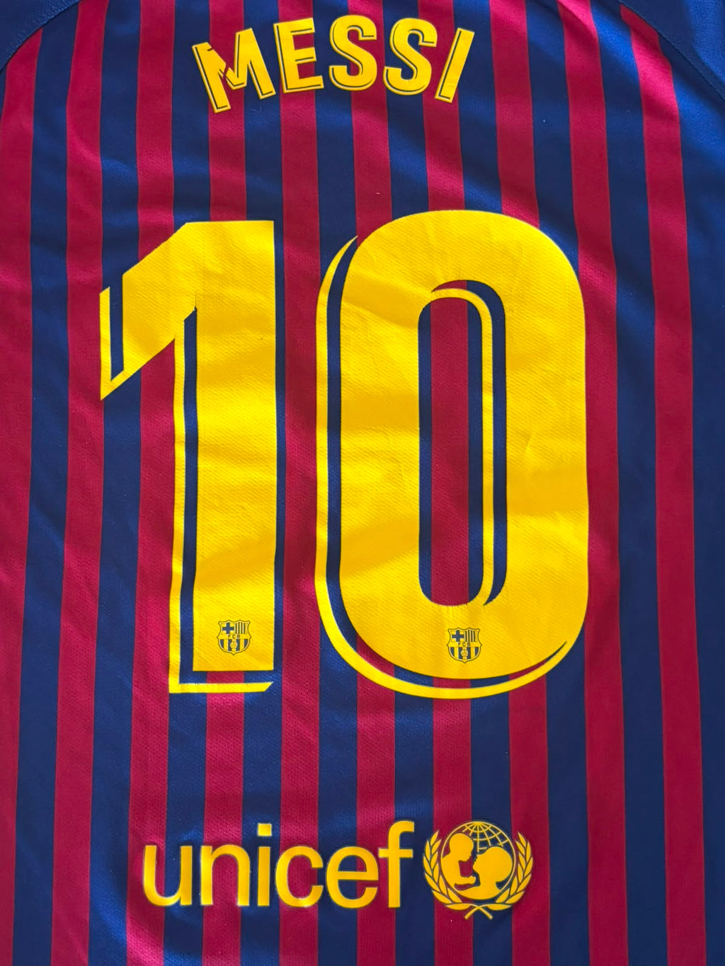 FC Barcelona Thuisshirt 2017-2018 #10 Messi Kids (152) (7/10)