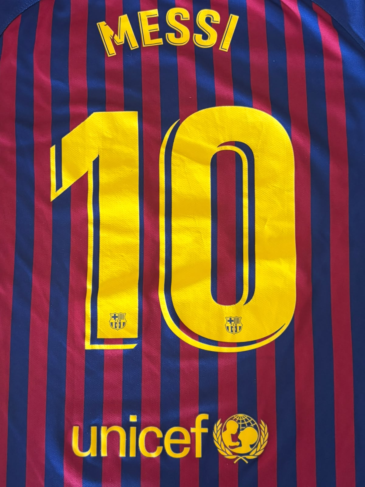 FC Barcelona Thuisshirt 2017-2018 #10 Messi Kids (152) (7/10)