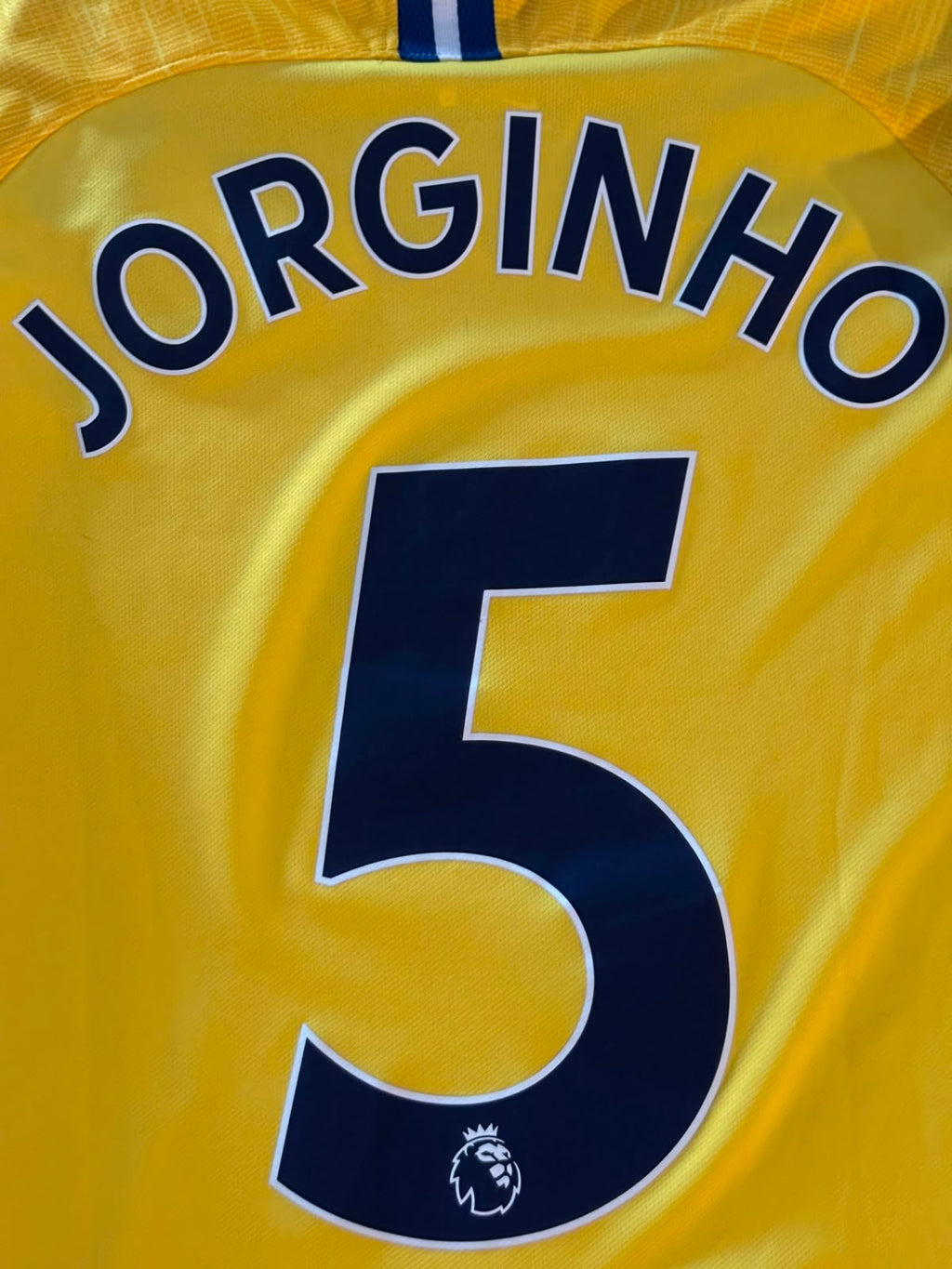 Chelsea Uitshirt 2018-2019 #5 Jorginho Kids (152) (8/10)