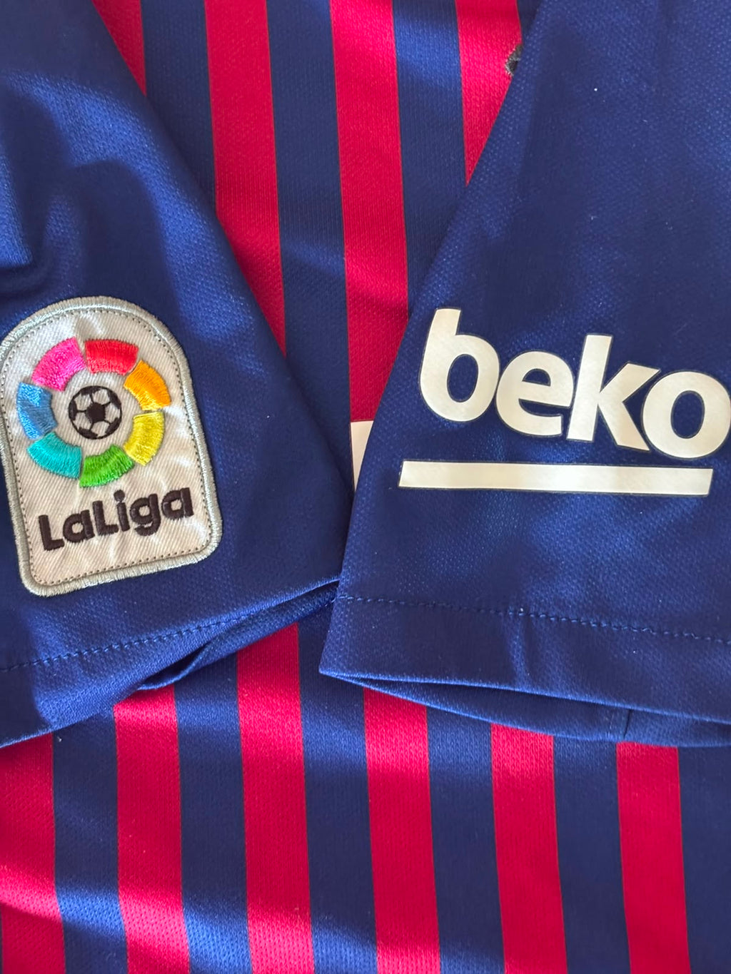 FC Barcelona Thuisshirt 2017-2018 #10 Messi Kids (152) (7/10)