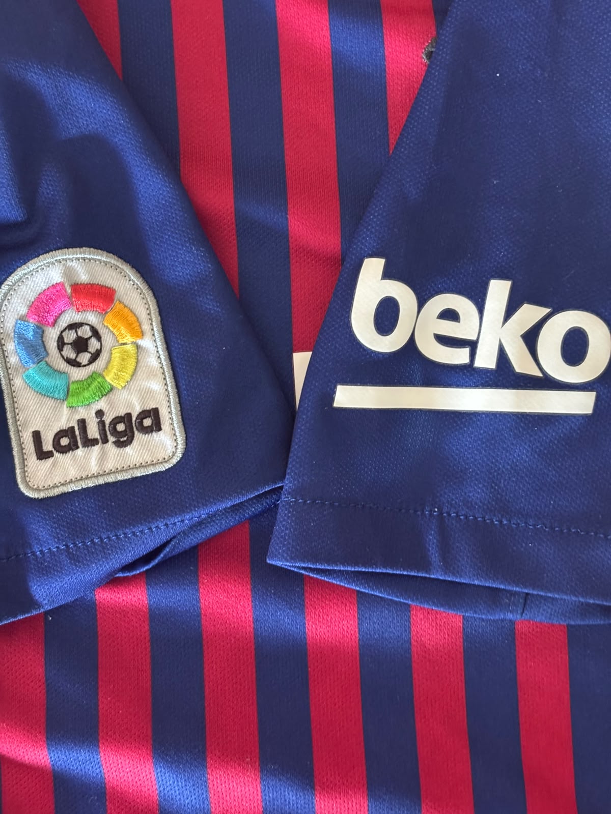 FC Barcelona Thuisshirt 2017-2018 #10 Messi Kids (152) (7/10)
