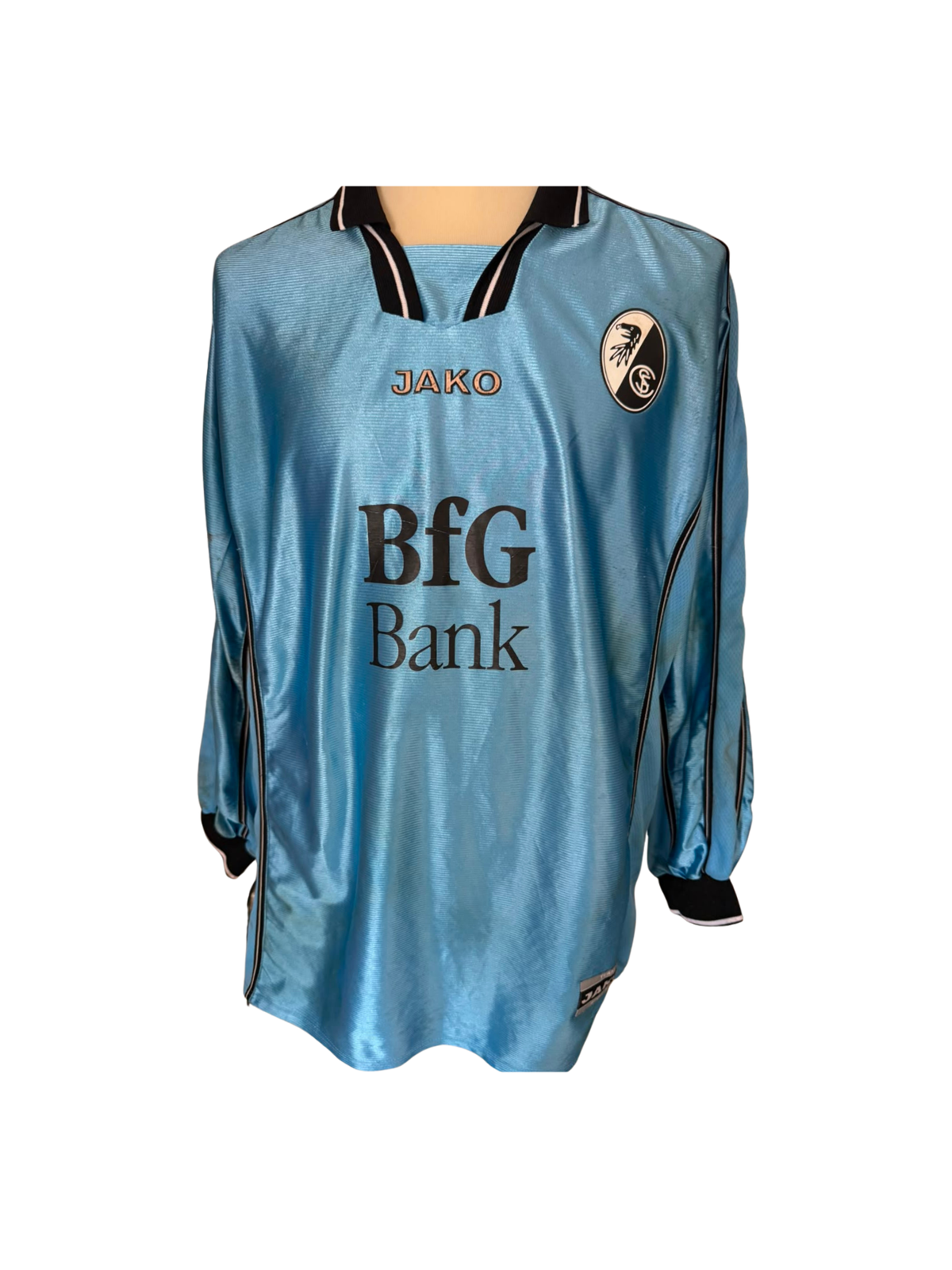 Matchworn SC Freiburg Keepershirt 2000-2001 #21 Schoppel (2XL) (7/10)