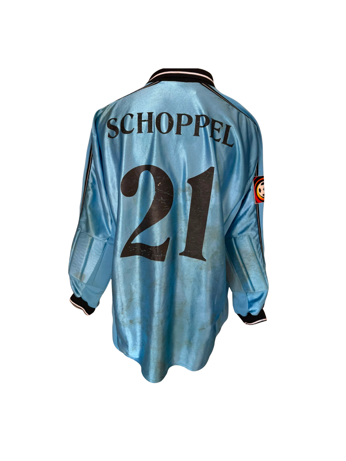 Matchworn SC Freiburg Keepershirt 2000-2001 #21 Schoppel (2XL) (7/10)