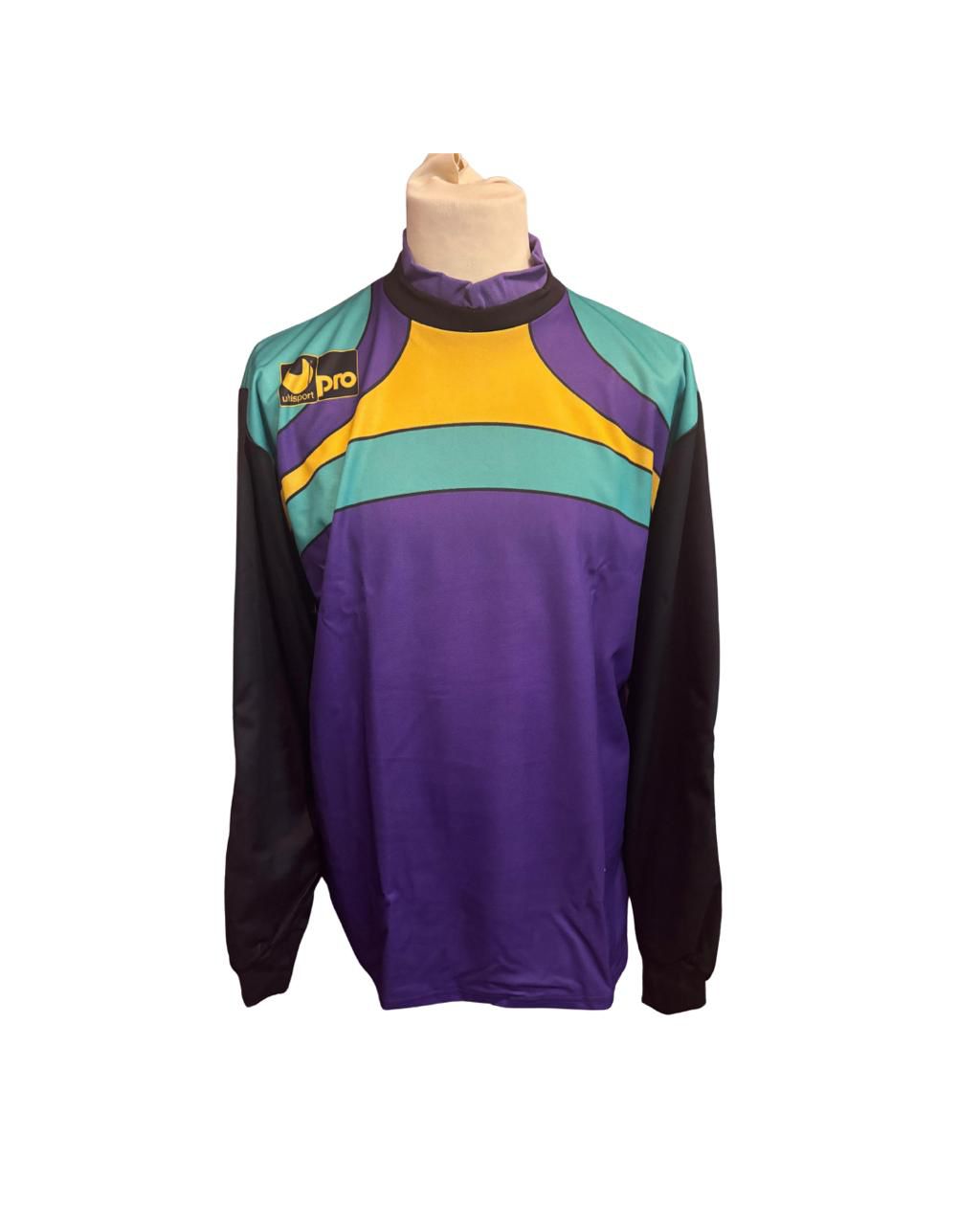 Uhlsport 90s Keepershirt Paars/Groen/Geel (L & XL) (10/10)