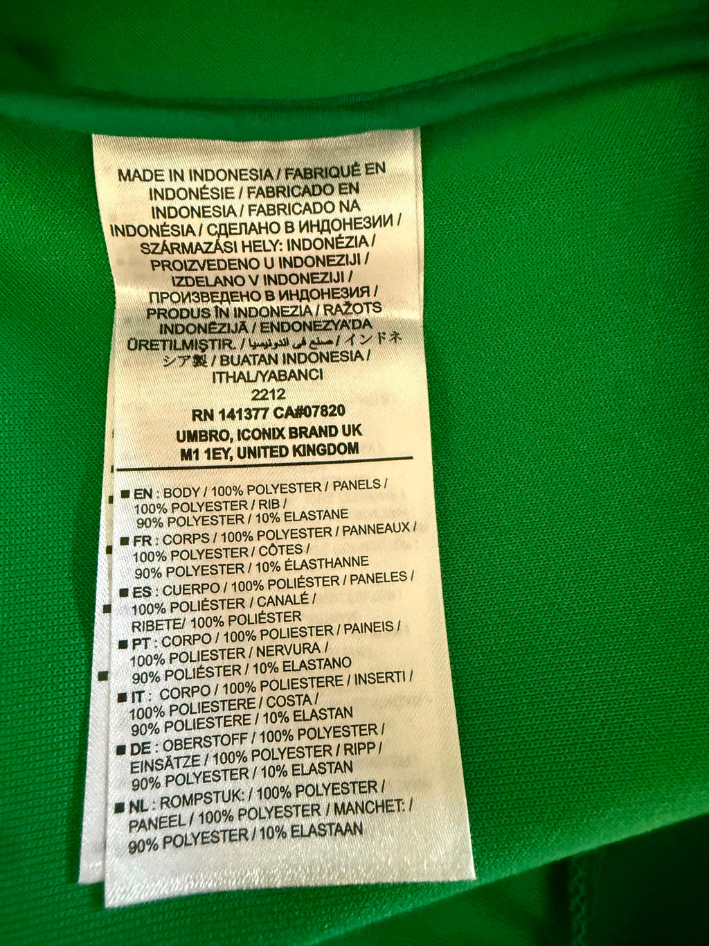 Ierland Anthem Jacket 2020-2021 BNWT (L) (10/10)
